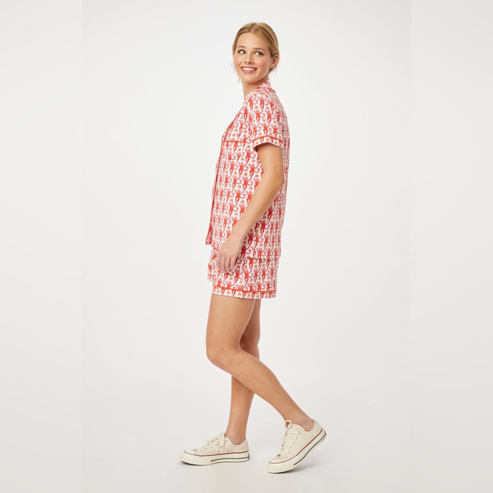 Brand New Roller Rabbit Watermelon Monkeys Polo Pajama Set - Picture 4 of 6